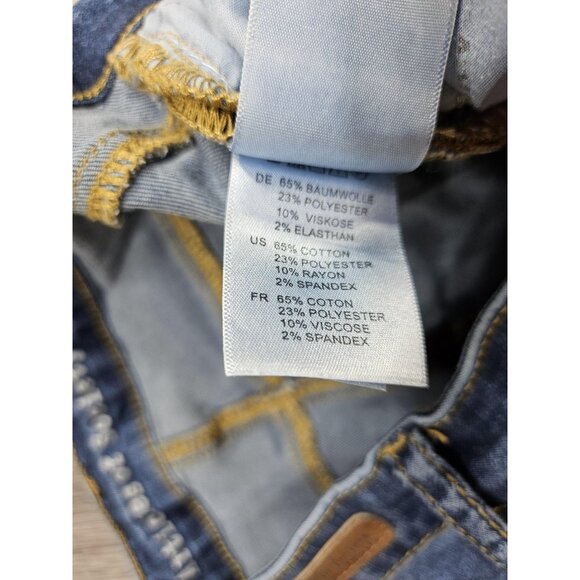 Articles of Society Jeans Womens 28 Distressed Prairie Raw Hem Stretch Denim - Picture 8 of 15